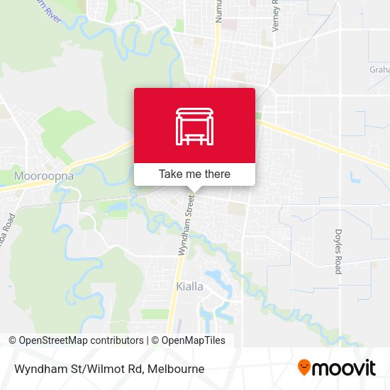 Wyndham St/Wilmot Rd map