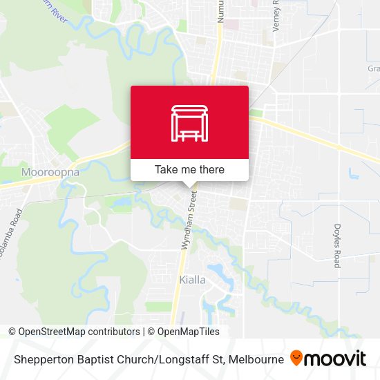 Shepperton Baptist Church / Longstaff St map