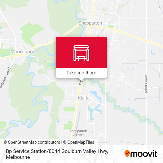 Bp Service Station / 8044 Goulburn Valley Hwy map