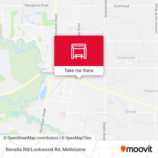 Benalla Rd/Lockwood Rd map