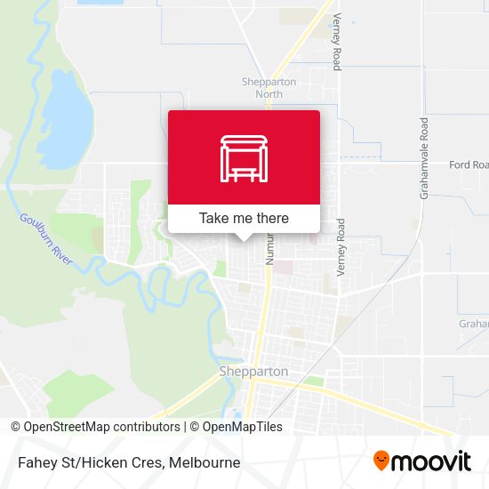 Fahey St/Hicken Cres map