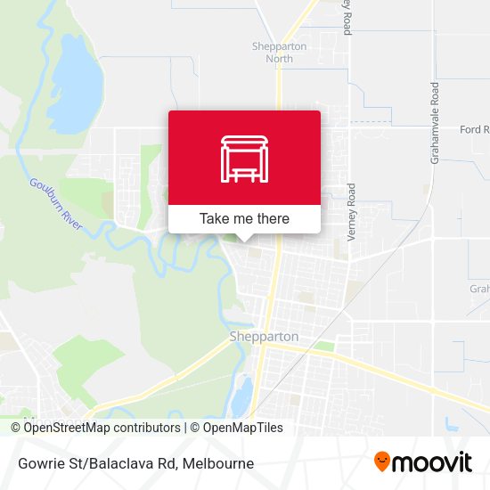 Gowrie St/Balaclava Rd map