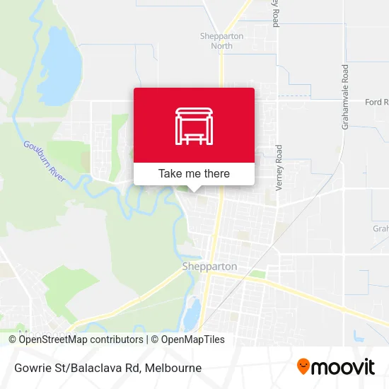 Gowrie St/Balaclava Rd map