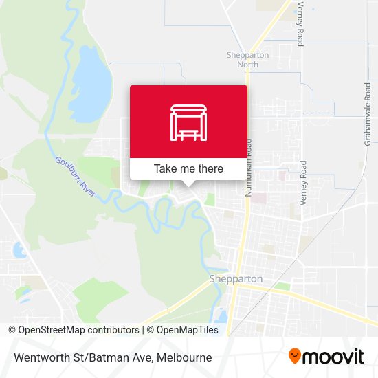 Wentworth St/Batman Ave map