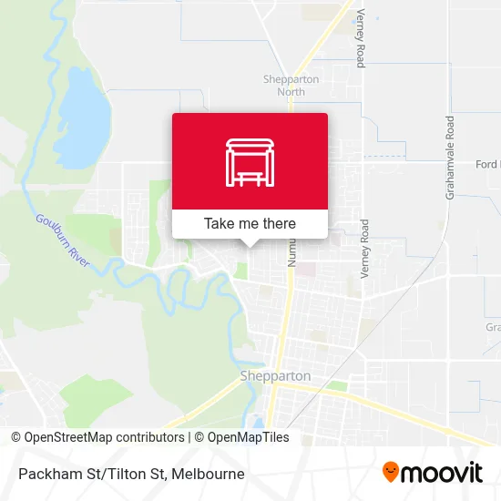 Mapa Packham St/Tilton St