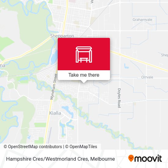 Hampshire Cres / Westmorland Cres map