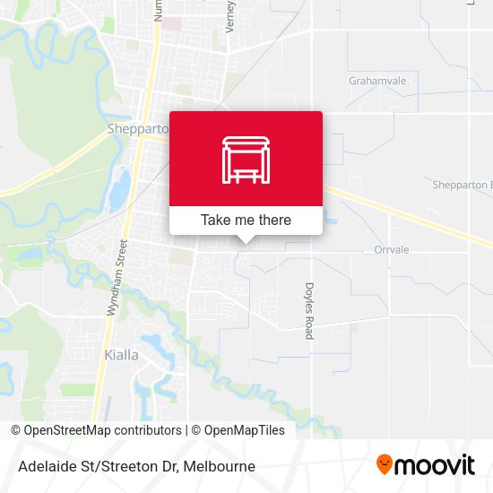 Adelaide St/Streeton Dr map