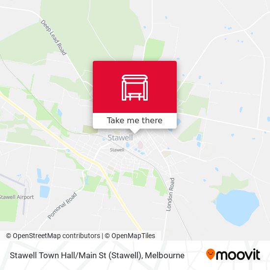 Stawell Town Hall / Main St map