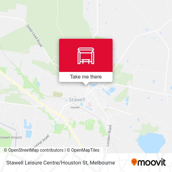 Stawell Leisure Centre / Houston St map