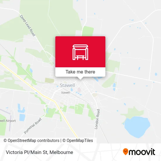 Mapa Victoria Pl/Main St