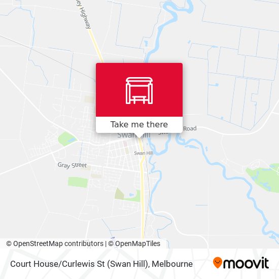 Court House / Curlewis St (Swan Hill) map