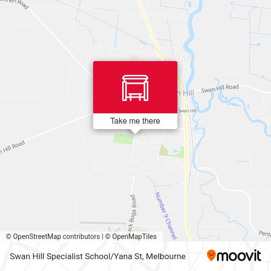 Swan Hill Specialist School / Yana St map