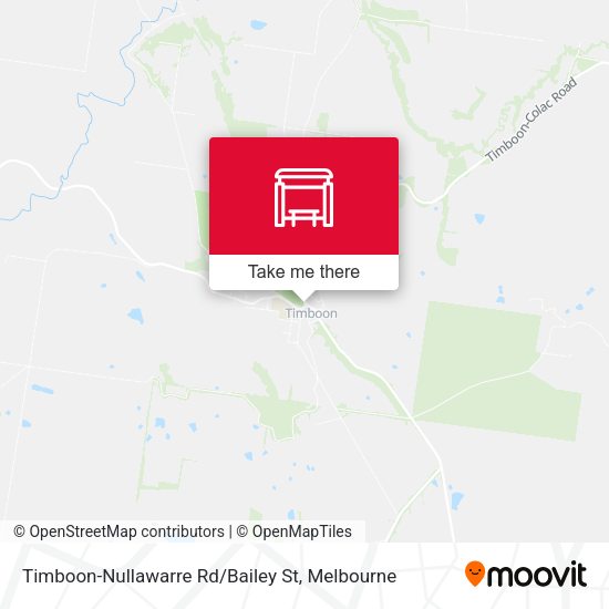 Timboon-Nullawarre Rd / Bailey St map