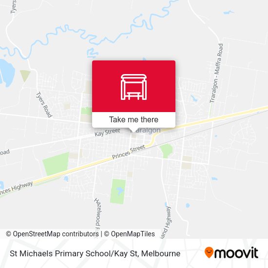 St Michaels Primary School / Kay St map