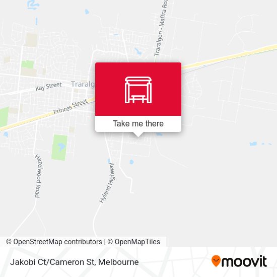 Jakobi Ct/Cameron St map