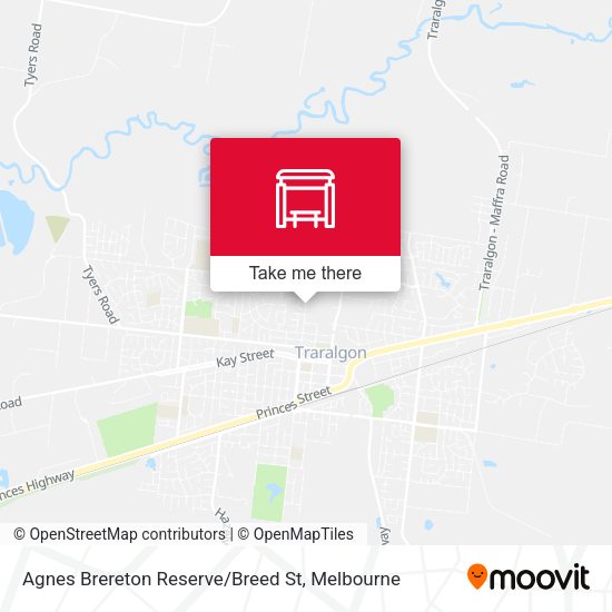 Agnes Brereton Reserve / Breed St map