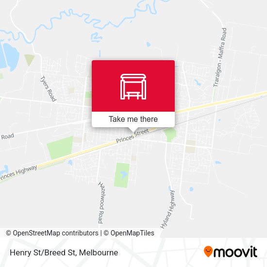 Henry St/Breed St map