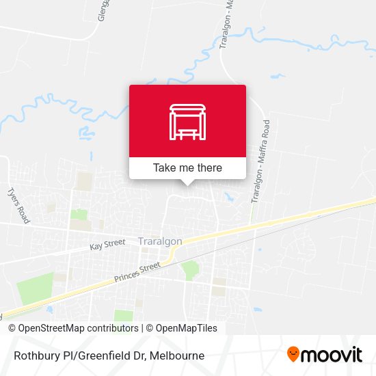 Rothbury Pl/Greenfield Dr map