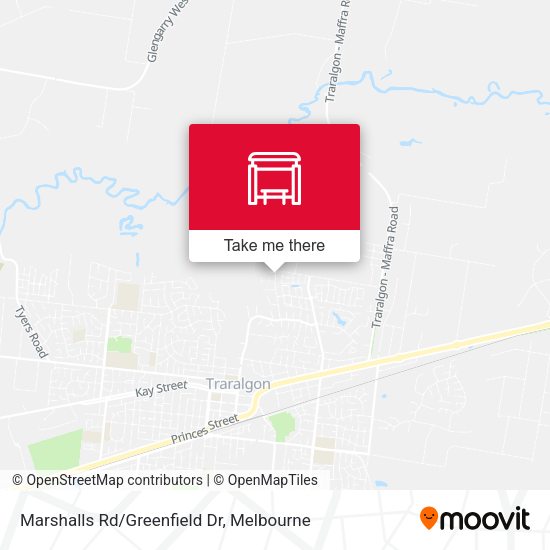 Marshalls Rd/Greenfield Dr map
