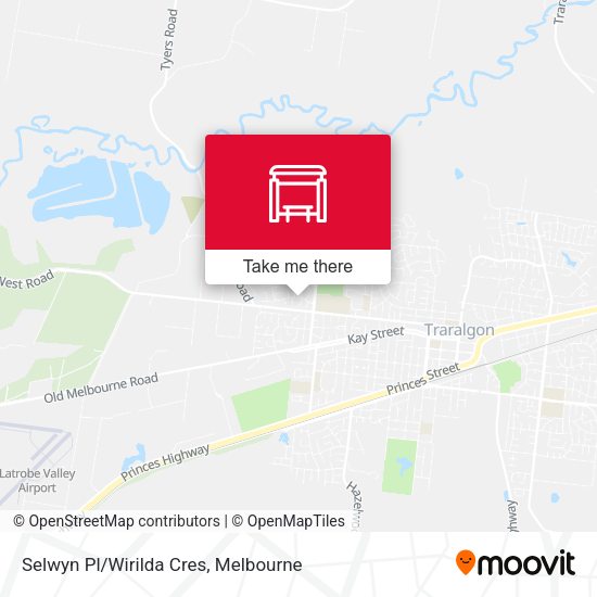 Selwyn Pl/Wirilda Cres map