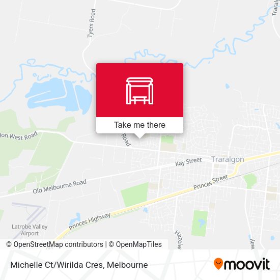 Michelle Ct/Wirilda Cres map