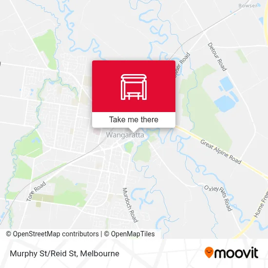 Mapa Murphy St/Reid St