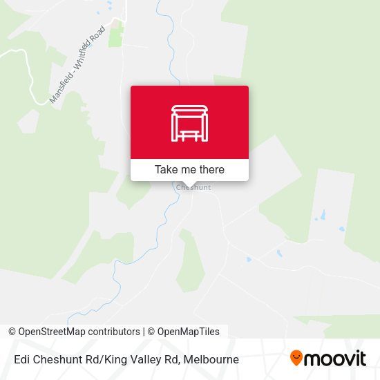 Edi Cheshunt Rd/King Valley Rd map