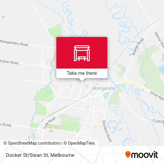 Docker St/Swan St map