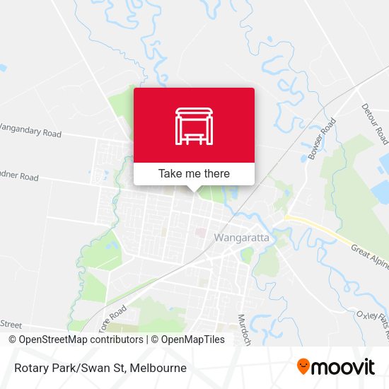 Rotary Park/Swan St map