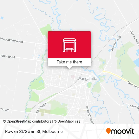 Mapa Rowan St/Swan St