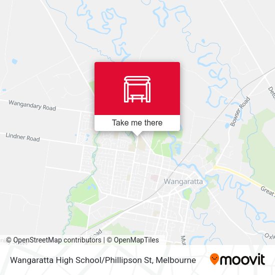 Wangaratta High School / Phillipson St map