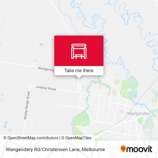 Wangandary Rd/Christensen Lane map