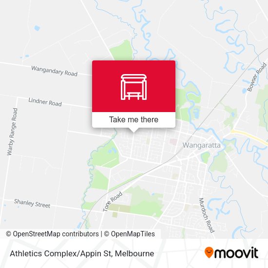 Athletics Complex/Appin St map