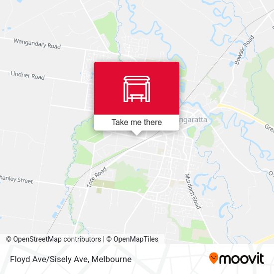Floyd Ave/Sisely Ave map