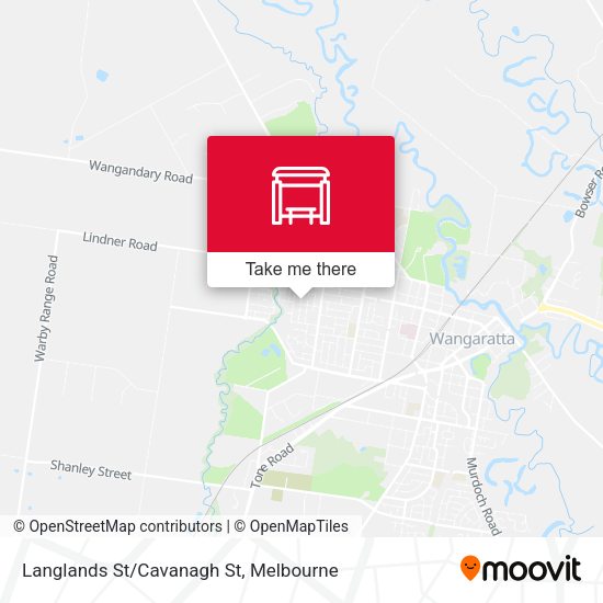 Langlands St/Cavanagh St map