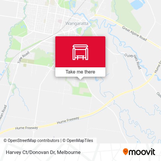 Harvey Ct/Donovan Dr map