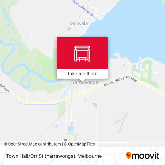 Town Hall/Orr St (Yarrawonga) map