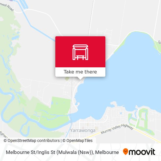 Melbourne St / Inglis St (Mulwala (Nsw)) map