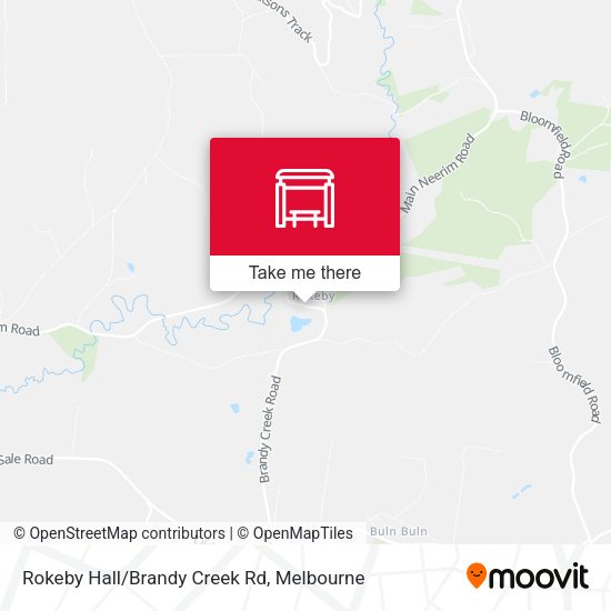 Rokeby Hall/Brandy Creek Rd map