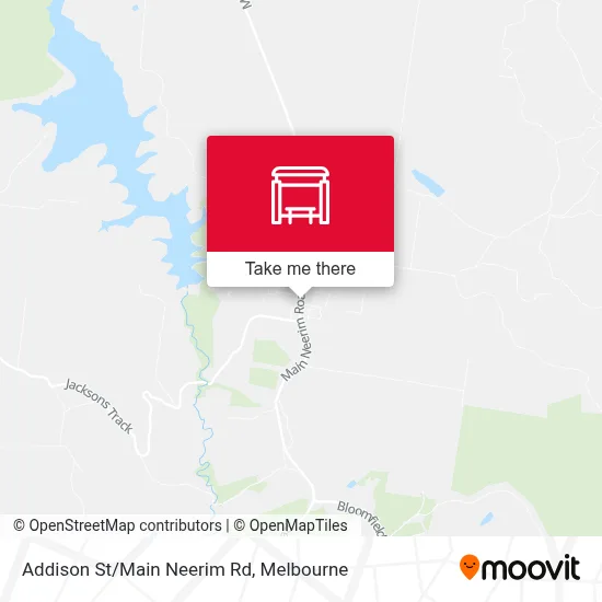 Mapa Addison St/Main Neerim Rd