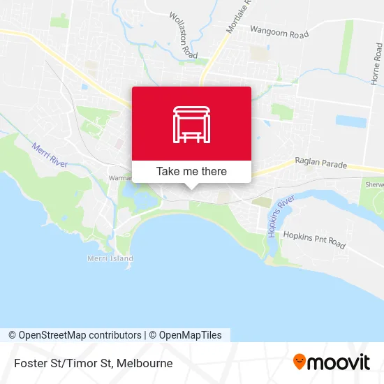 Mapa Foster St/Timor St