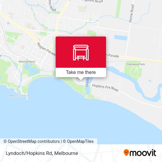 Lyndoch/Hopkins Rd map