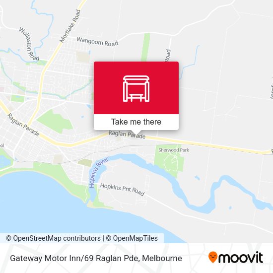 Gateway Motor Inn / 69 Raglan Pde map
