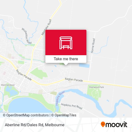 Aberline Rd/Dales Rd map