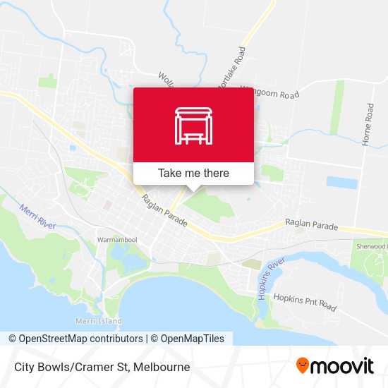 City Bowls/Cramer St map