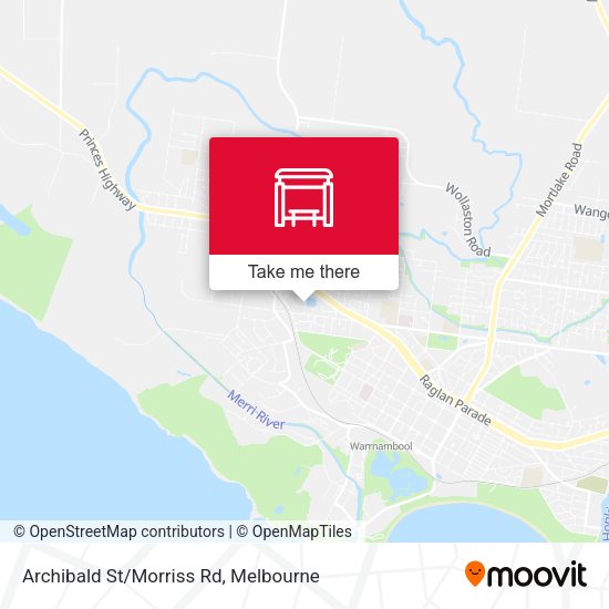 Archibald St/Morriss Rd map
