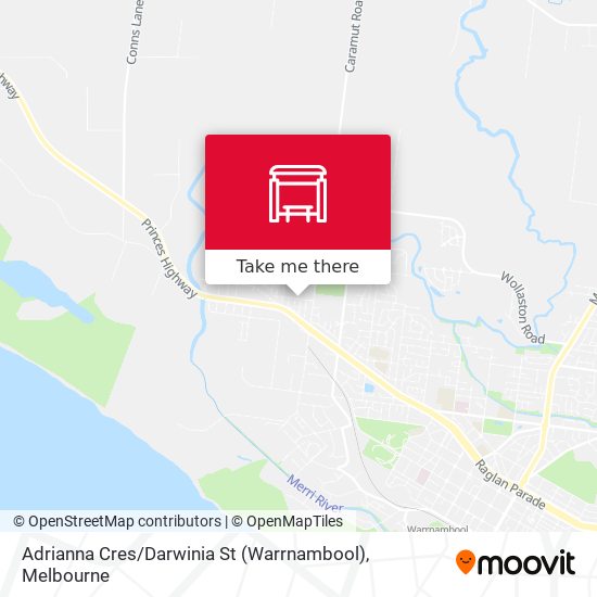 Adrianna Cres / Darwinia St (Warrnambool) map