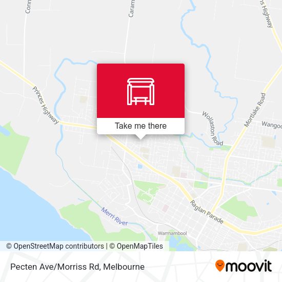 Pecten Ave/Morriss Rd map