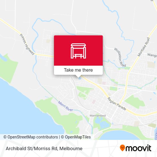 Archibald St/Morriss Rd map