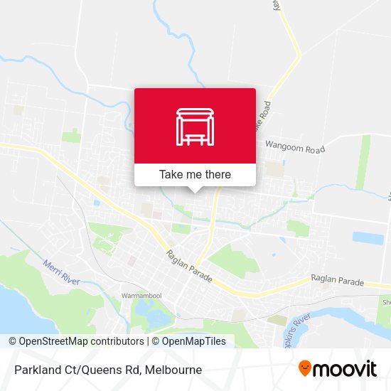 Parkland Ct/Queens Rd map